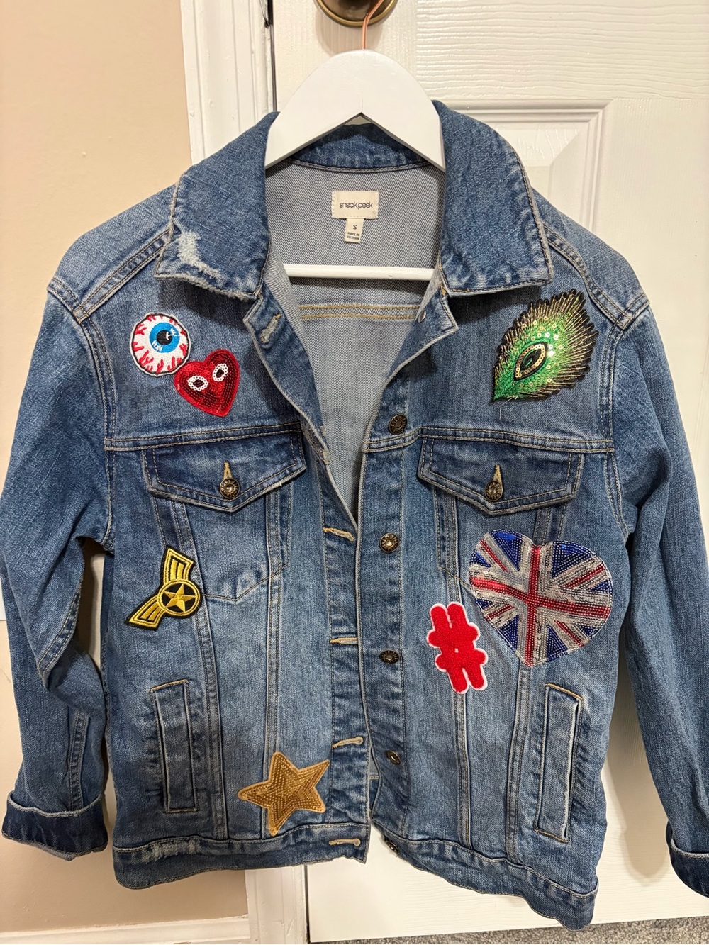 Denim women’s size small jacket